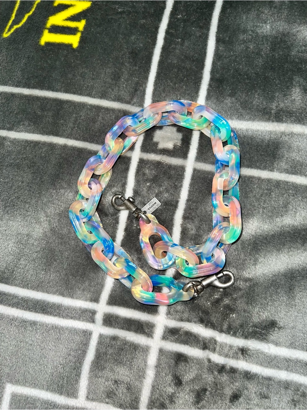 Coach Pastel Rainbow Resin Chain Strap ❌SOLD❌ - Picture 1 of 4